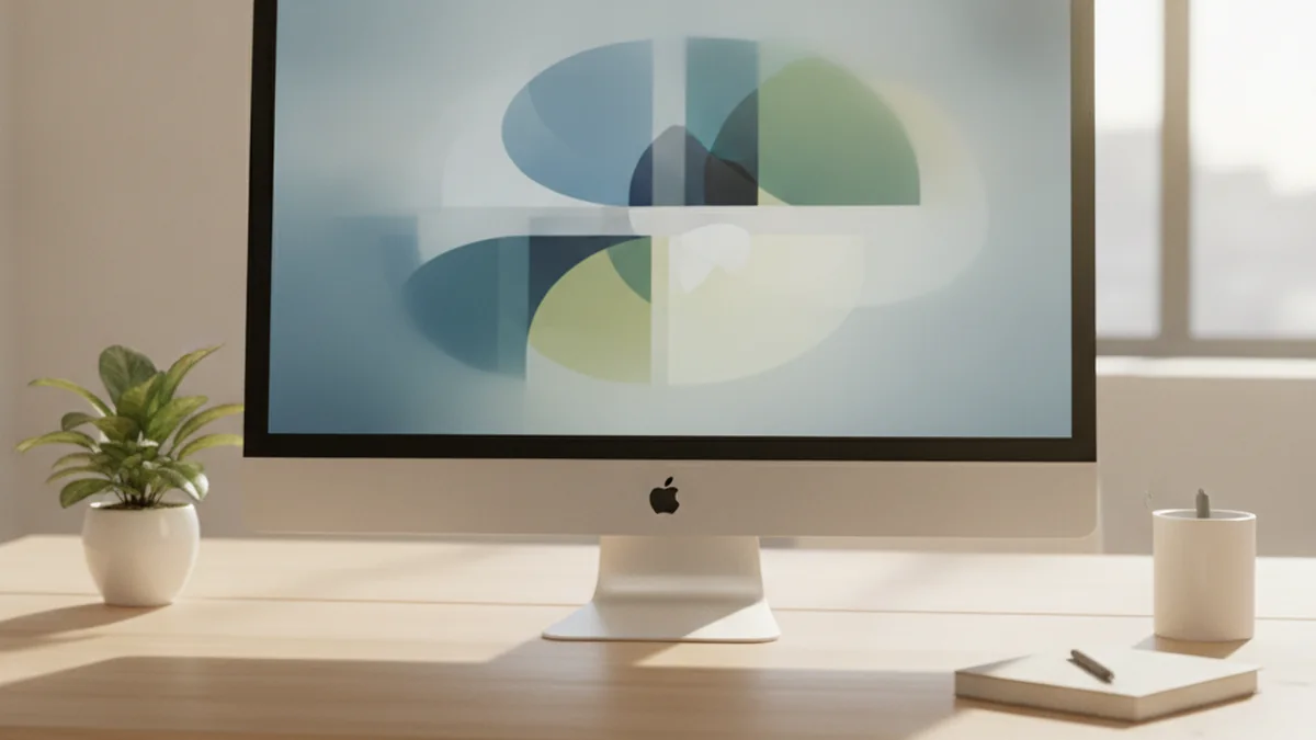 Grand ecran affichant un tableau de bord financier sur un bureau